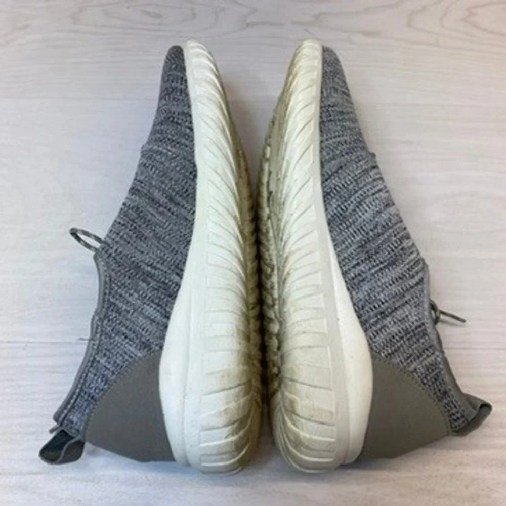 Hey Dude Mens 11 Renova B Sox Sneakers Slip On Marled Grey Walking Shoes